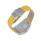 Orologio elegante in pelle bicolore