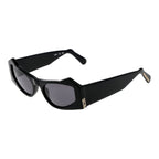 Schwarze Acetat-Sonnenbrille