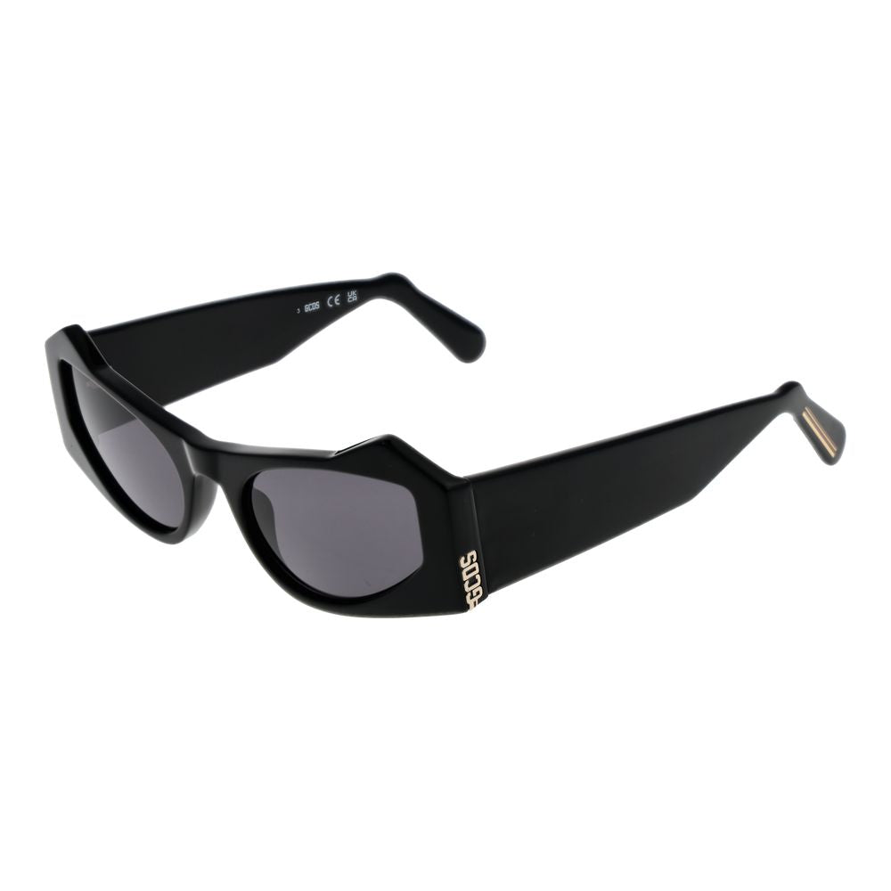 Schwarze Acetat-Sonnenbrille