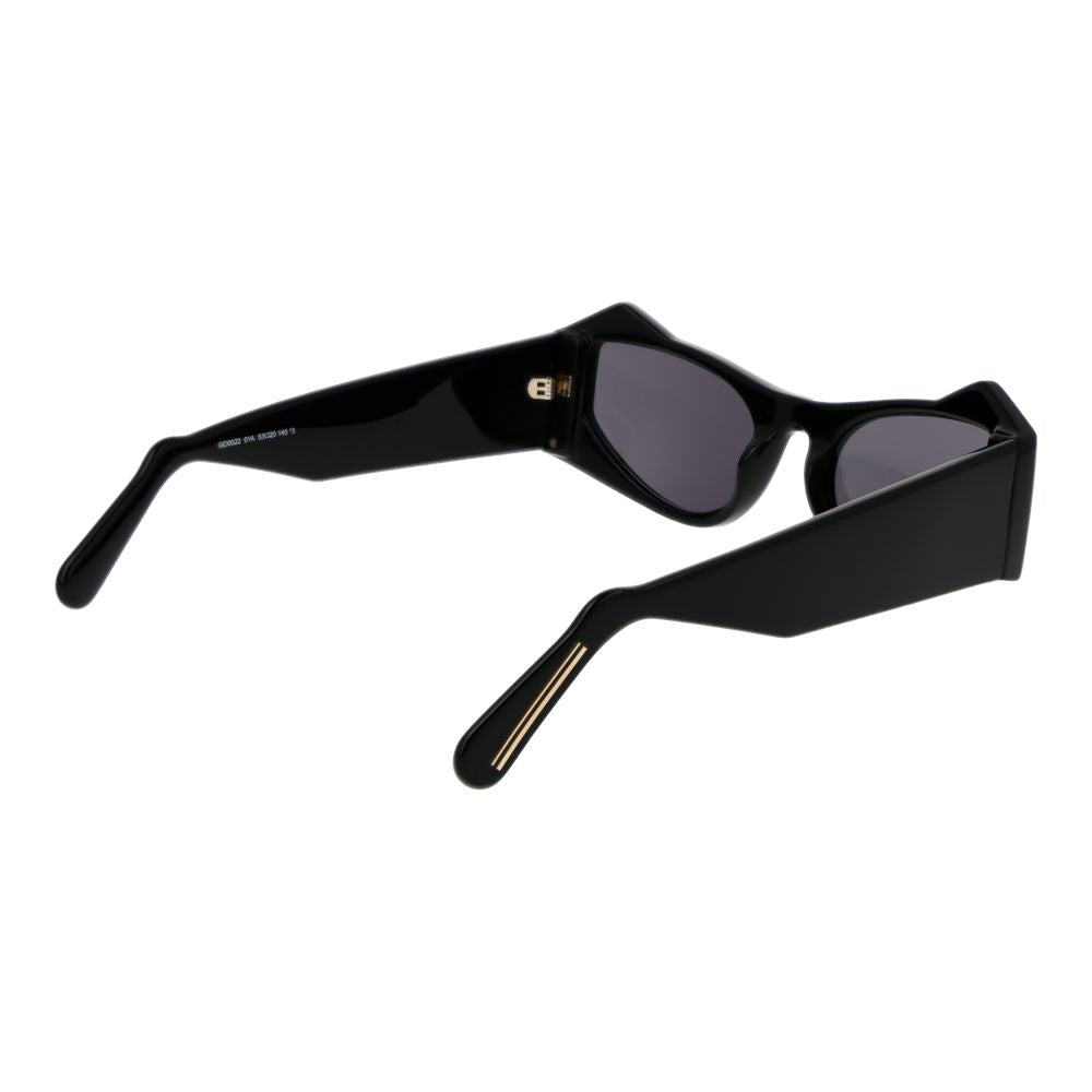 Schwarze Acetat-Sonnenbrille