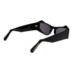 Schwarze Acetat-Sonnenbrille