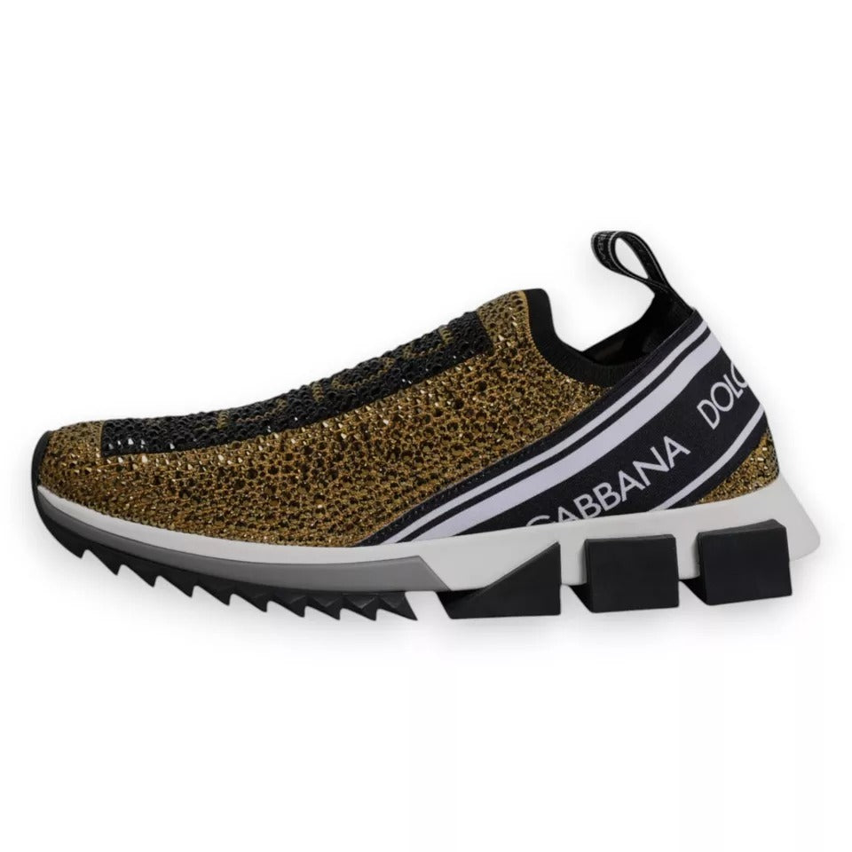 Gold Strass Sorrento Sneakers Schuhe