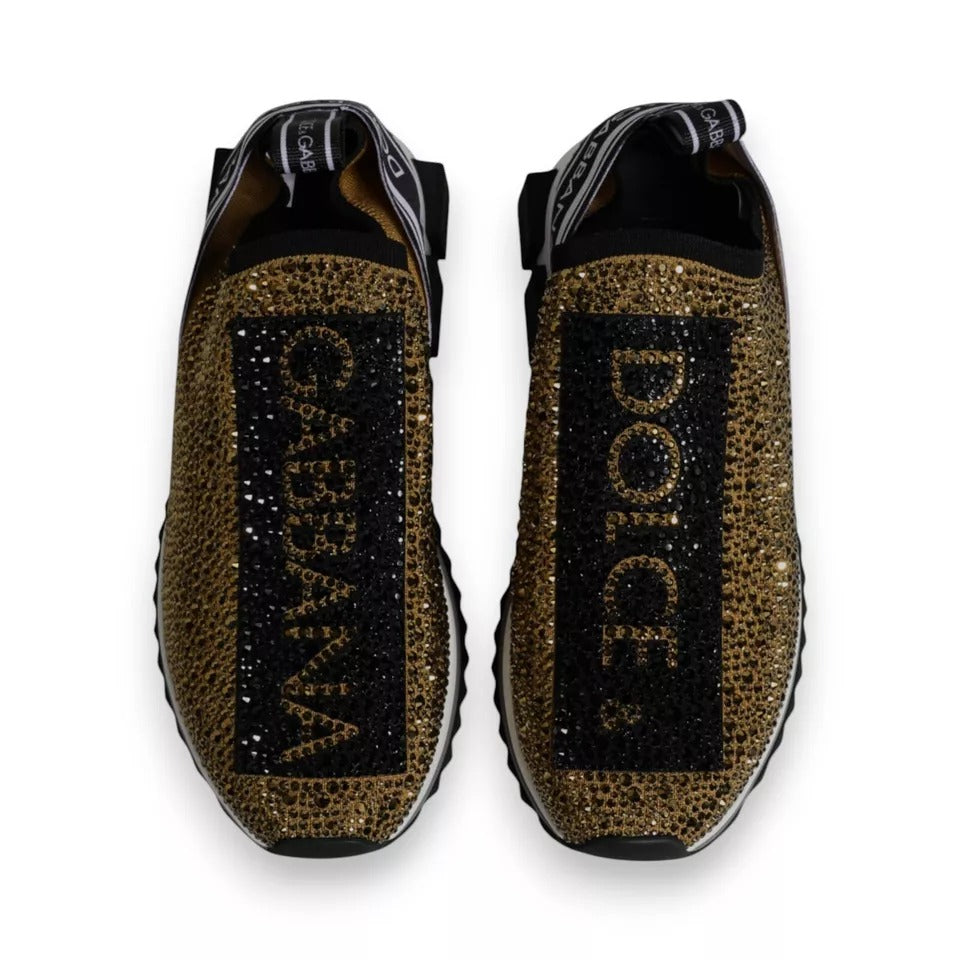 Gold Strass Sorrento Sneakers Schuhe