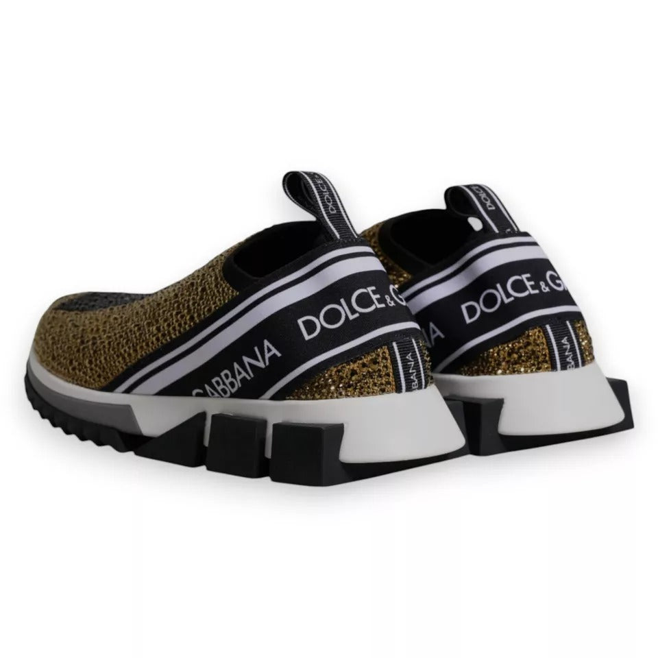Gold Strass Sorrento Sneakers Schuhe