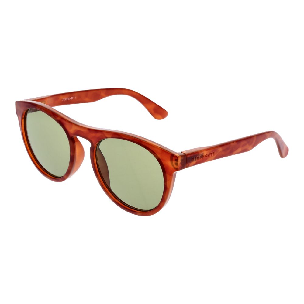 Orangefarbene Sonnenbrille aus Kunststoff