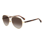Goldfarbene Sonnenbrille aus Metall