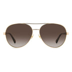 Goldfarbene Sonnenbrille aus Metall