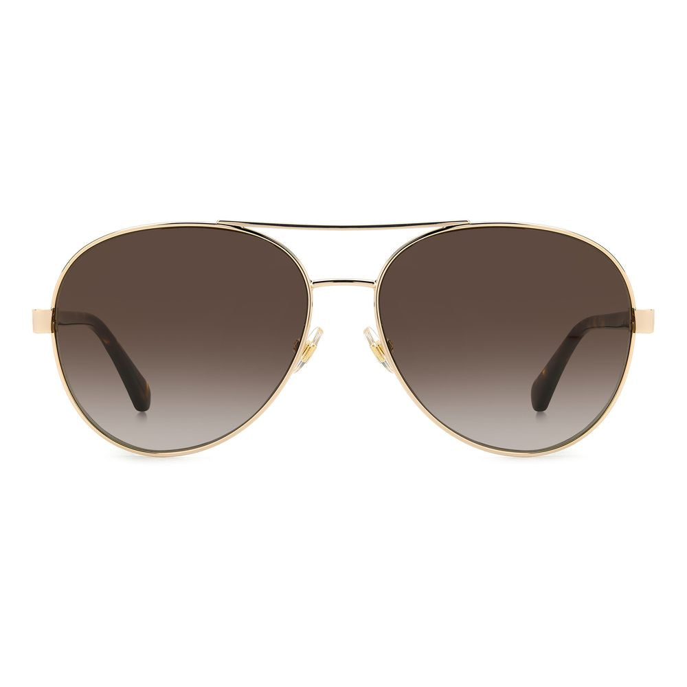 Goldfarbene Sonnenbrille aus Metall