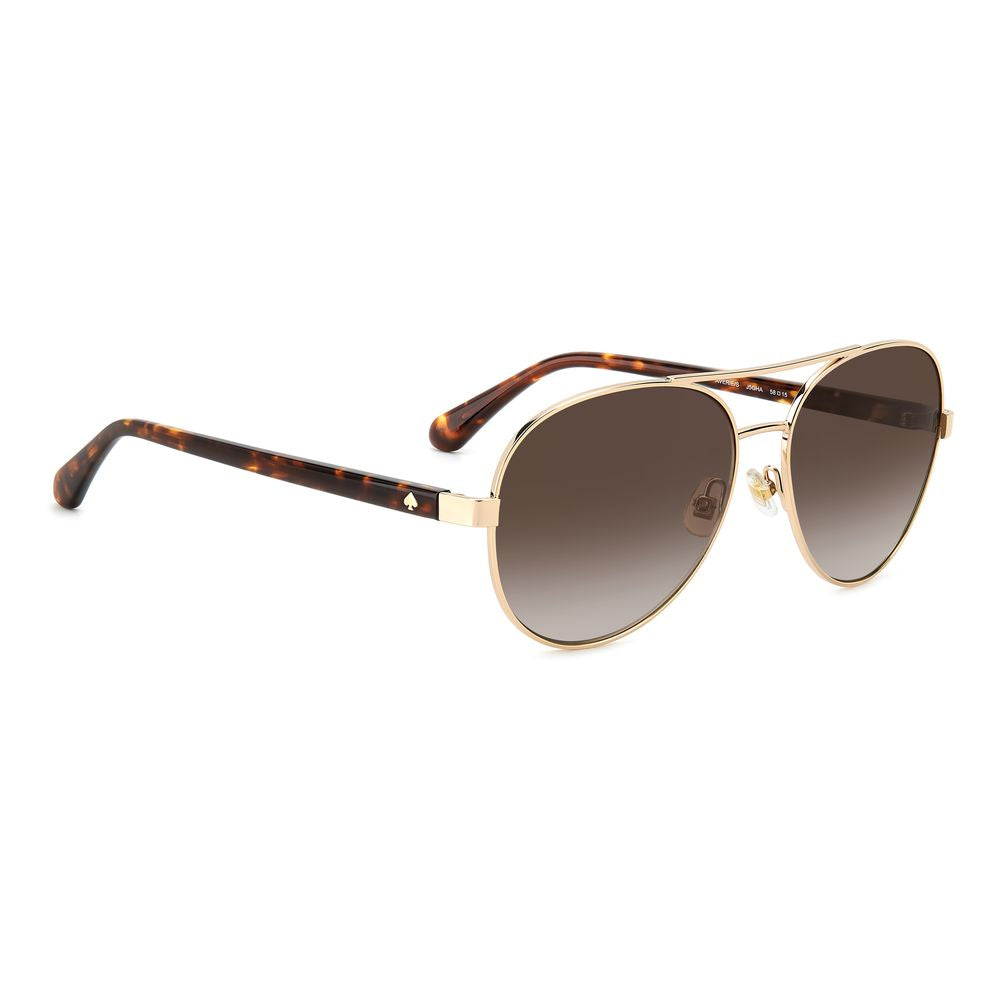 Goldfarbene Sonnenbrille aus Metall