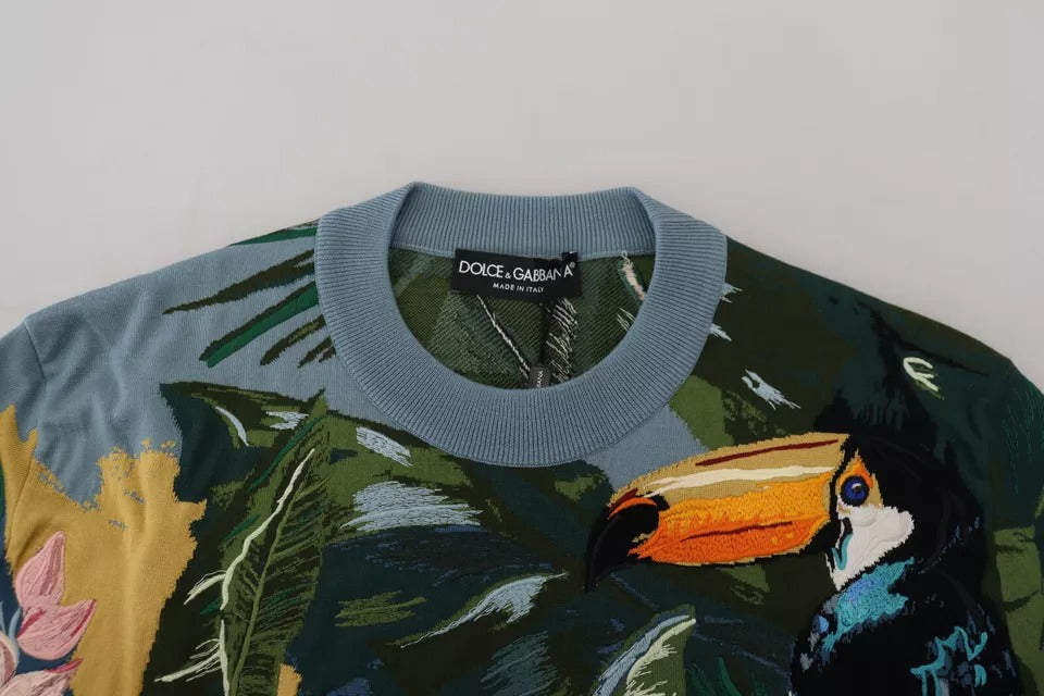 Jungle Wollseide Pullover Logo-Sweater