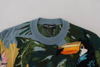 Jungle Wollseide Pullover Logo-Sweater