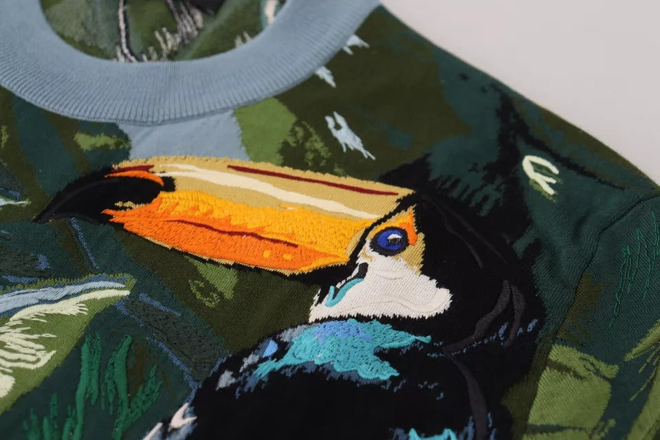 Jungle Wollseide Pullover Logo-Sweater