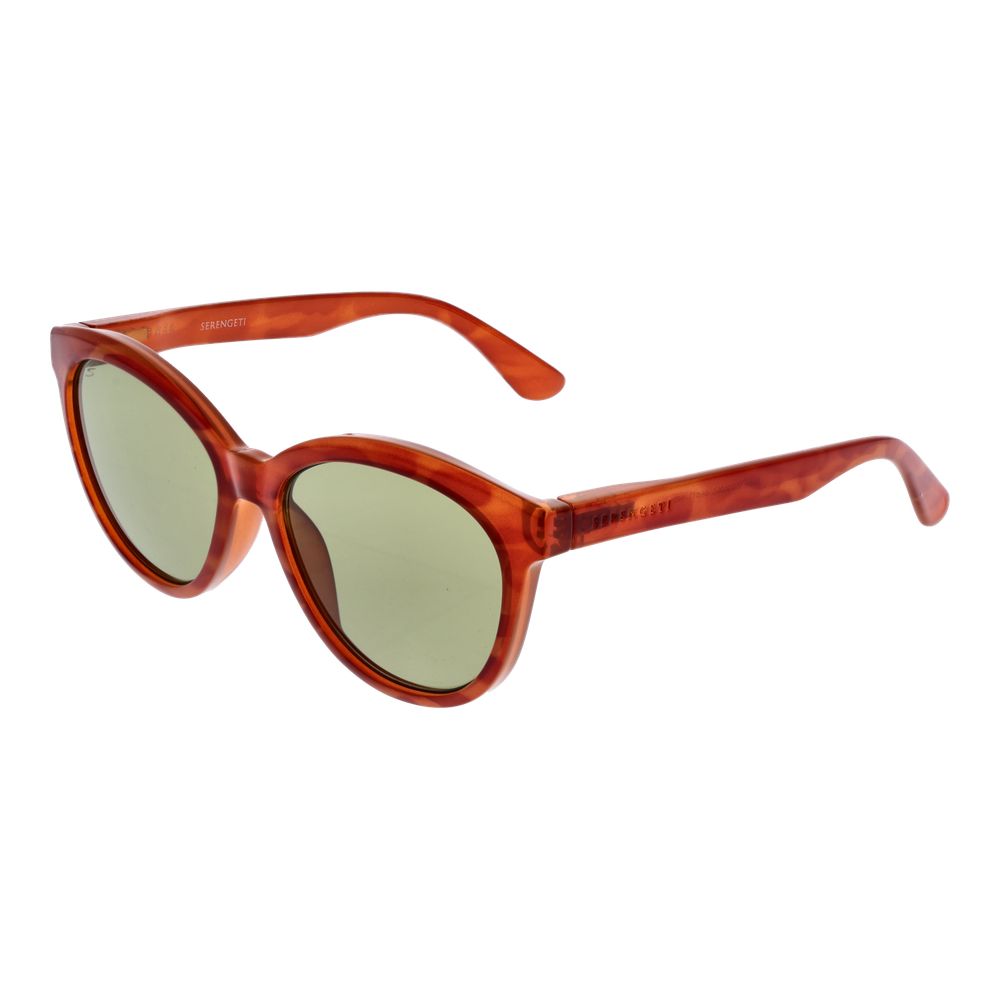 Orangefarbene Sonnenbrille aus Kunststoff
