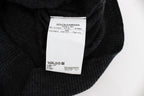 Cardigan Sweater in Grey Wool with Buttons