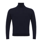Blue Cashmere Turtleneck