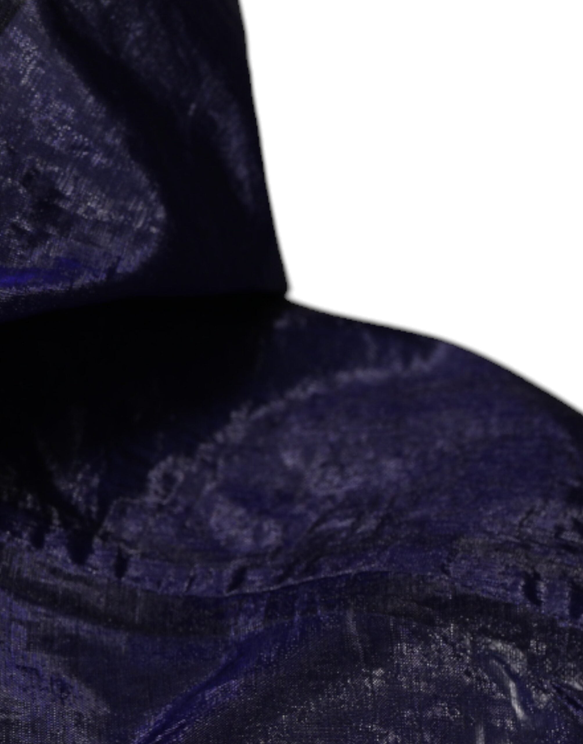 Dunkelblaue Herren-Regenjacke aus Baumwolle mit Kapuze