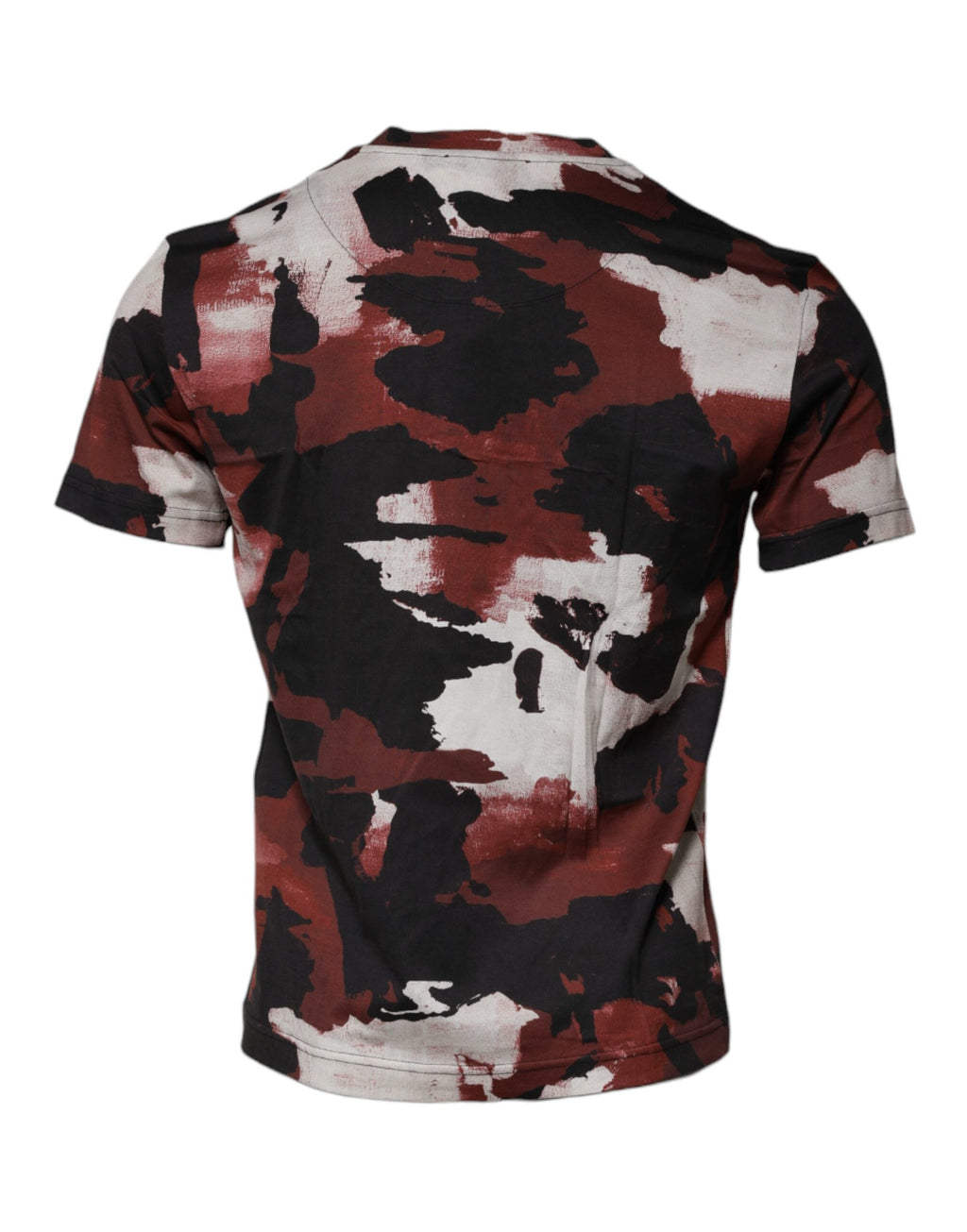 Multicolor Camouflage Rundhals-T-Shirt