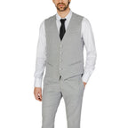 Gilet in poliestere grigio
