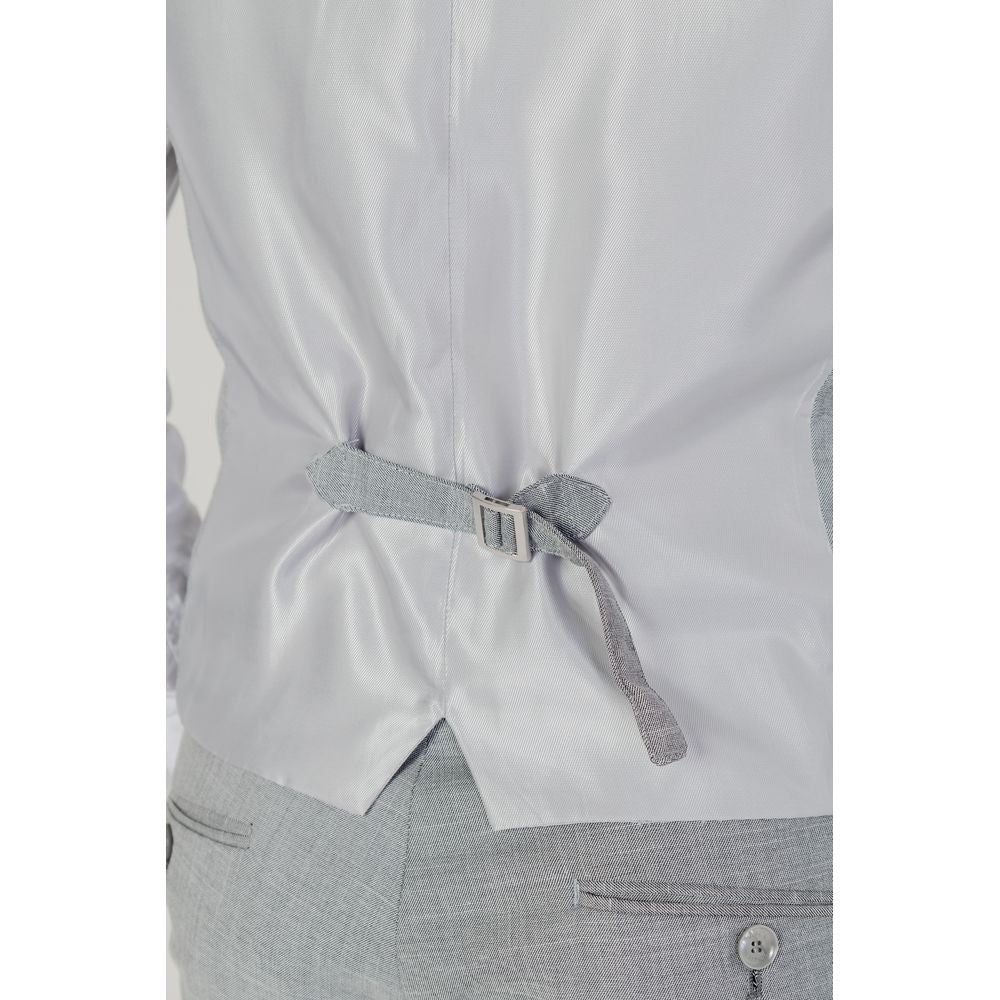 Gilet in poliestere grigio
