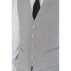 Gilet in poliestere grigio