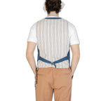 Blue Cotton Waistcoat
