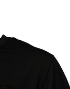 Black DG Logo Cotton Crew Neck T-shirt