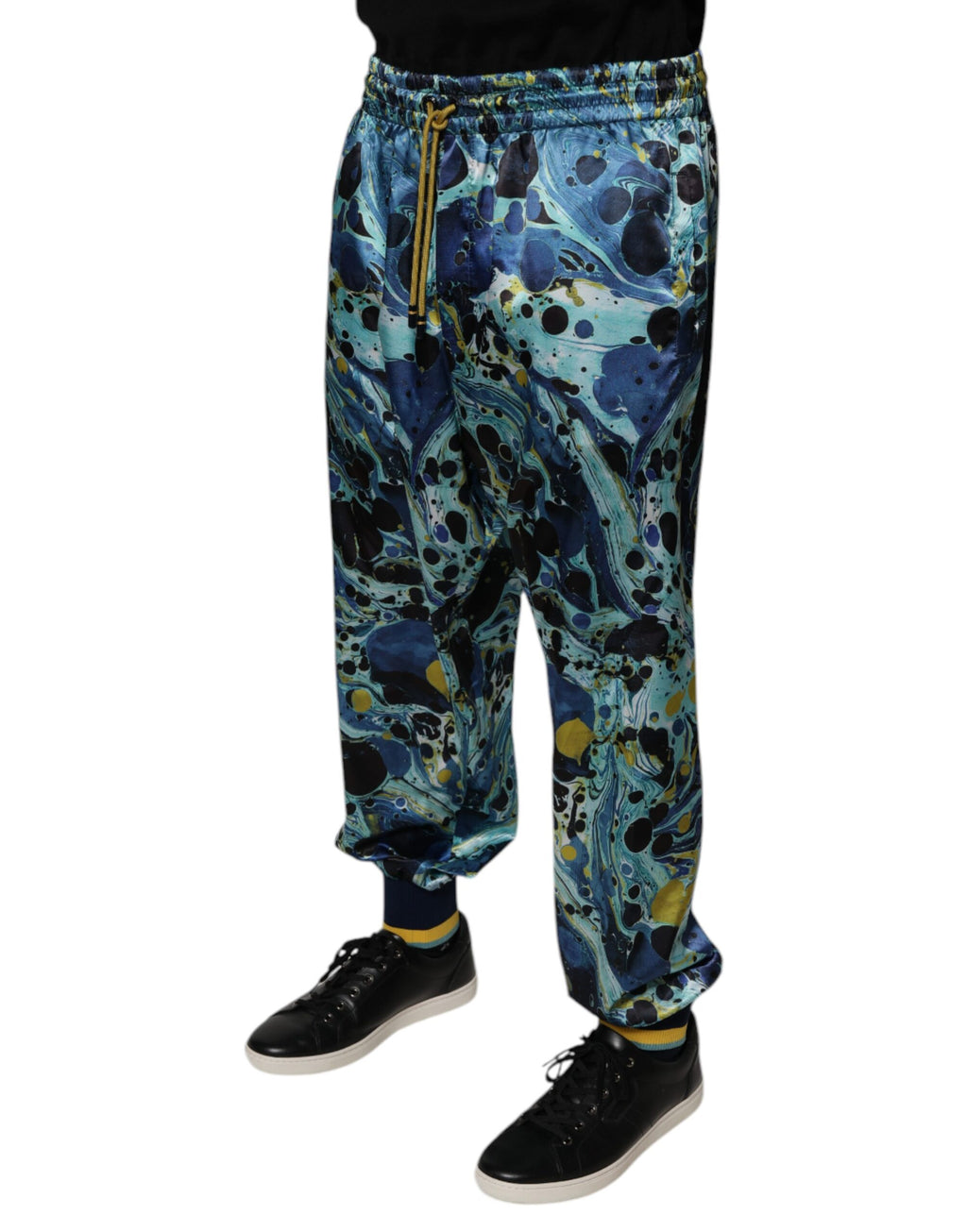 Multicolor Marmor Print Jogger Herren Sweatpants Hose