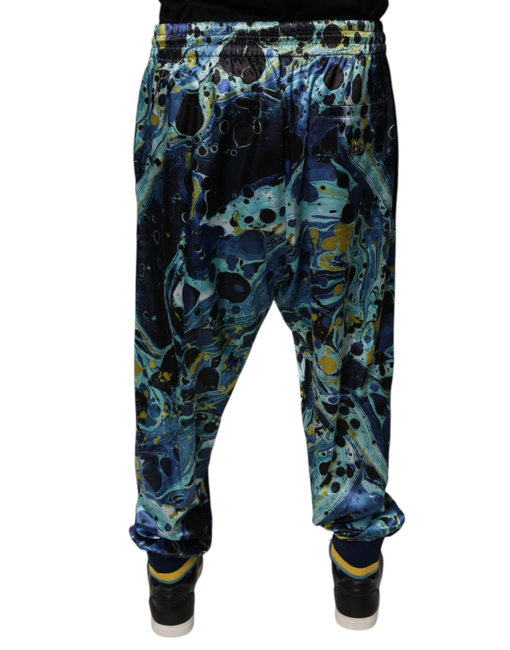 Multicolor Marmor Print Jogger Herren Sweatpants Hose