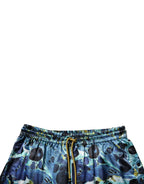 Multicolor Marmor Print Jogger Herren Sweatpants Hose