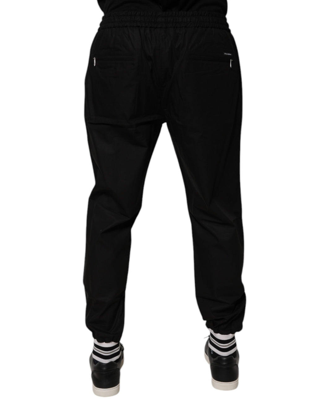 Black Cotton Men's Jogger Sweatpants