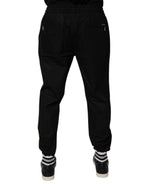 Black Cotton Men's Jogger Sweatpants