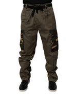 Multicolor Patchwork Camouflage Cargo Pants