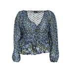 Blue Polyester Shirt