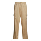 Beige Cargohose aus Baumwolle