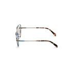 Brille mit grauem Metallgestell