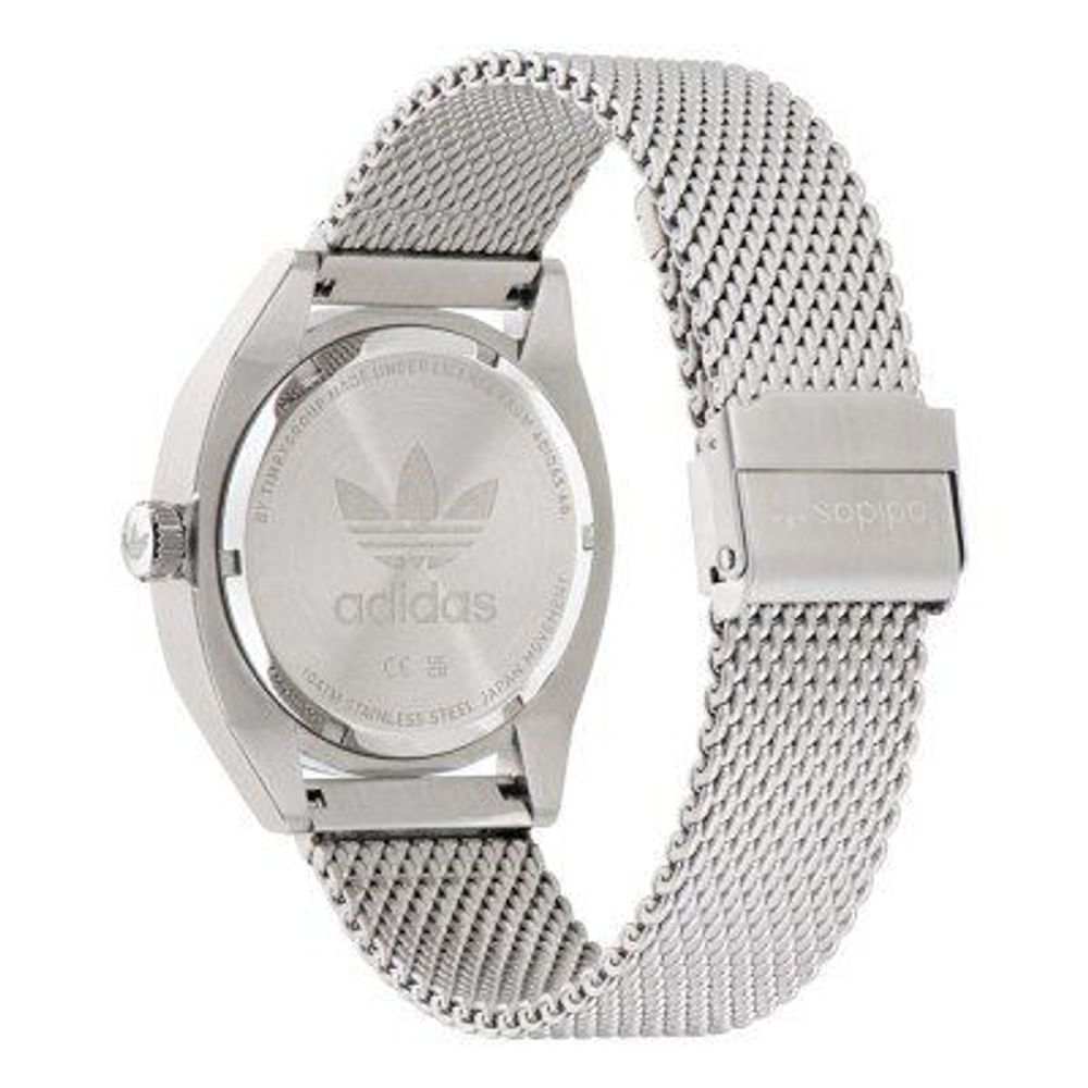 Graue Edelstahl-Kleideruhr