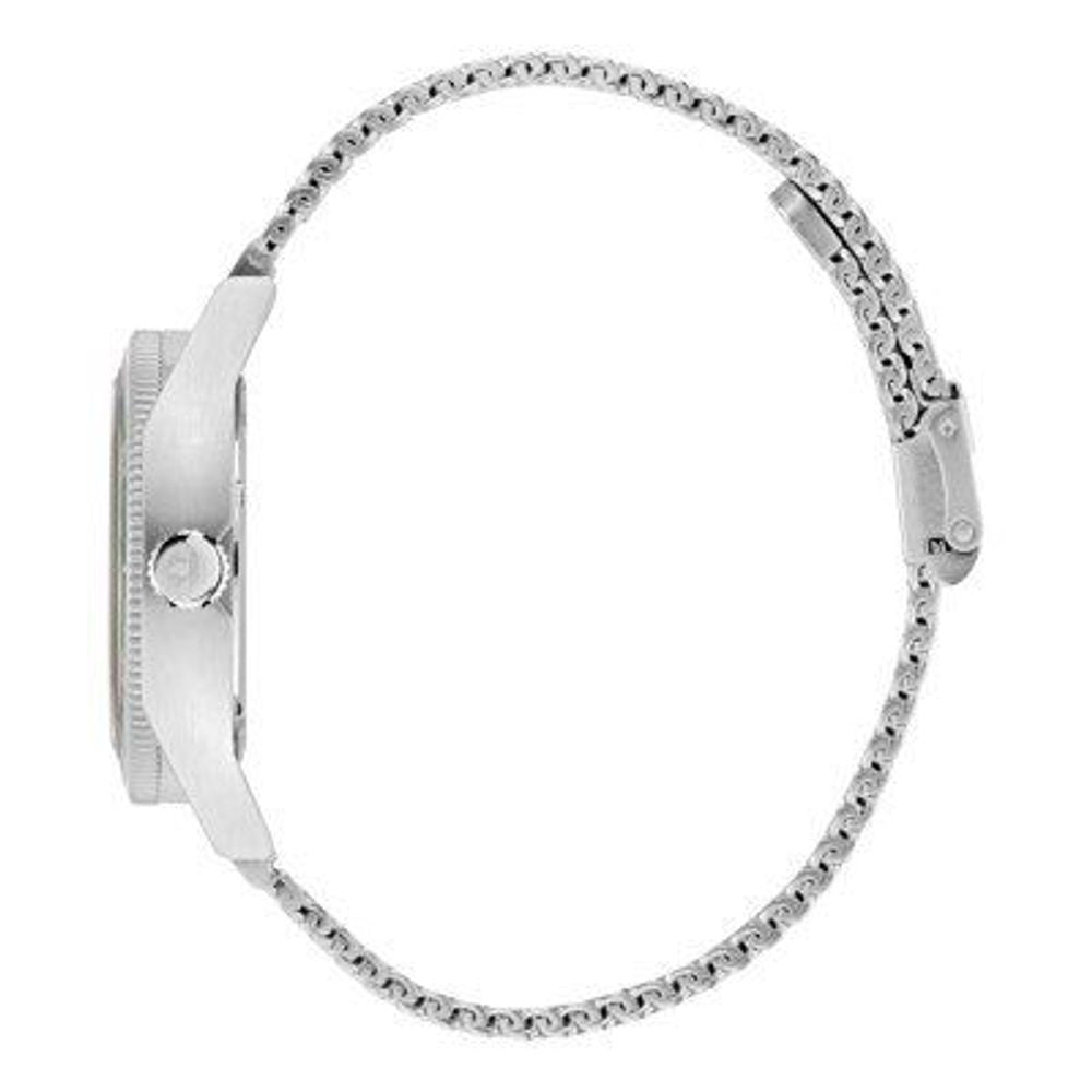 Graue Edelstahl-Kleideruhr