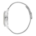 Graue Edelstahl-Kleideruhr