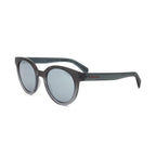 Sonnenbrille aus grauem Metall