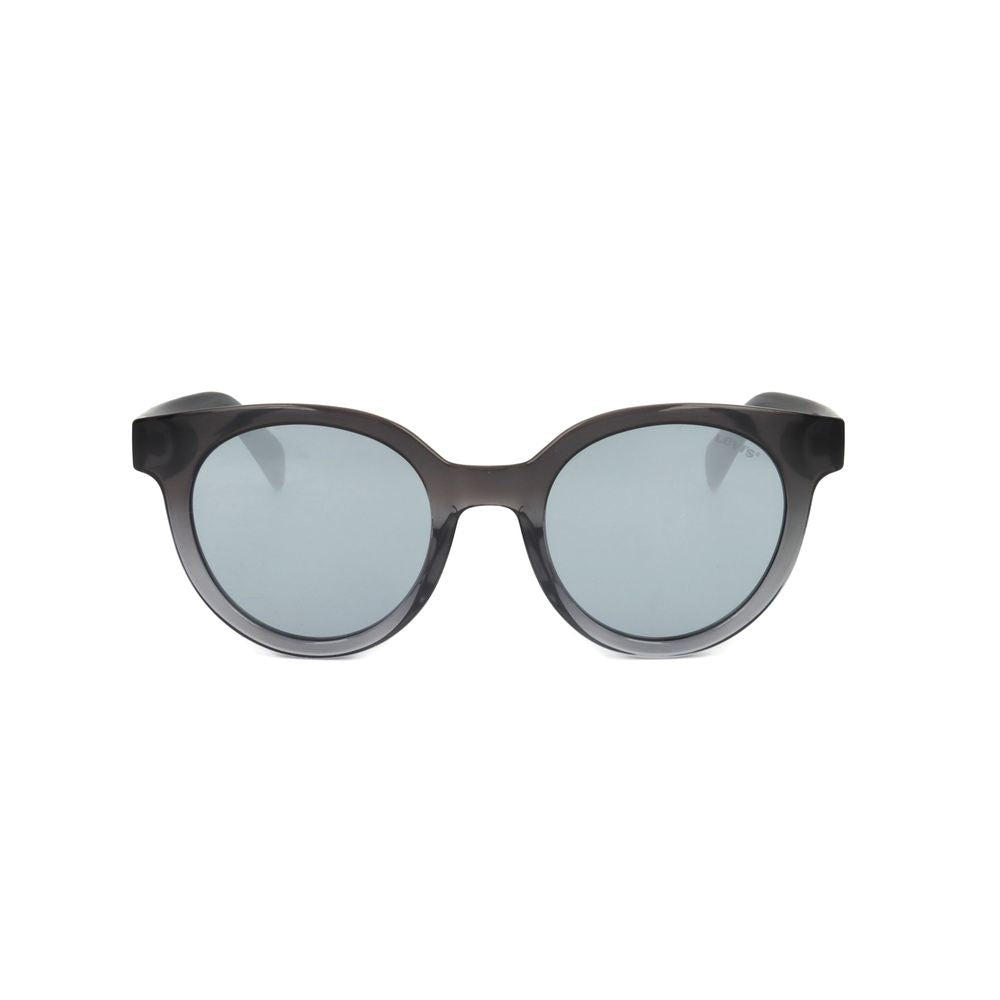 Sonnenbrille aus grauem Metall