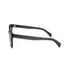 Sonnenbrille aus grauem Metall