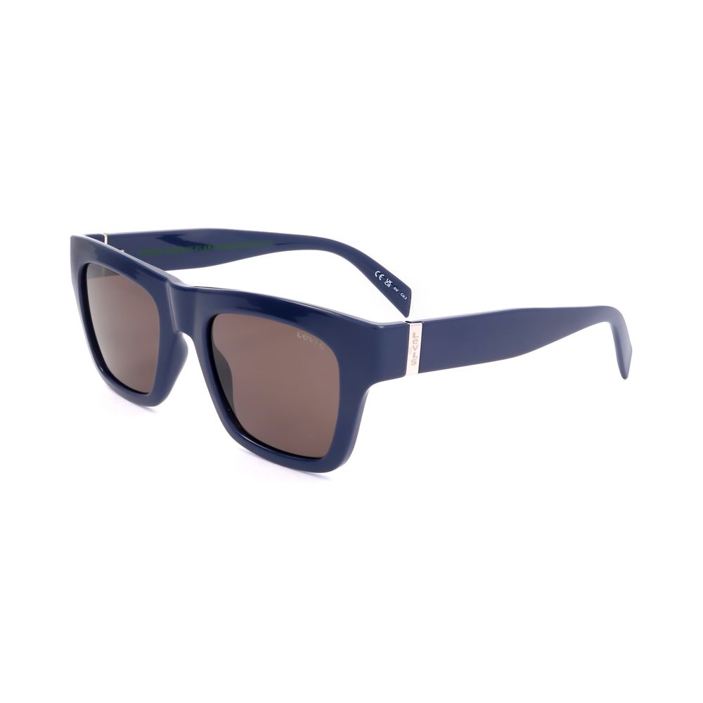 Sonnenbrille aus blauem Harz
