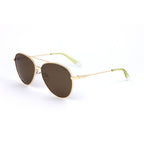 Goldfarbene Sonnenbrille aus Metall