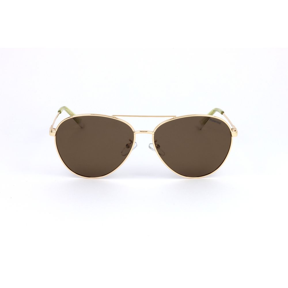 Goldfarbene Sonnenbrille aus Metall