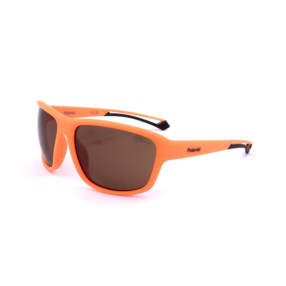 Orangefarbene Sonnenbrille aus Kunstharz