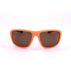 Orangefarbene Sonnenbrille aus Kunstharz