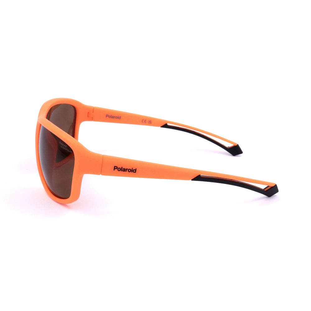 Orangefarbene Sonnenbrille aus Kunstharz