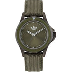 Bicolor Fabric Dress Watch