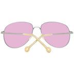 Sonnenbrille aus Goldmetall