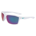 Weiße Sonnenbrille mit Injektionsrahmen